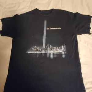 9/11 remembrance lifestream donor shirt L